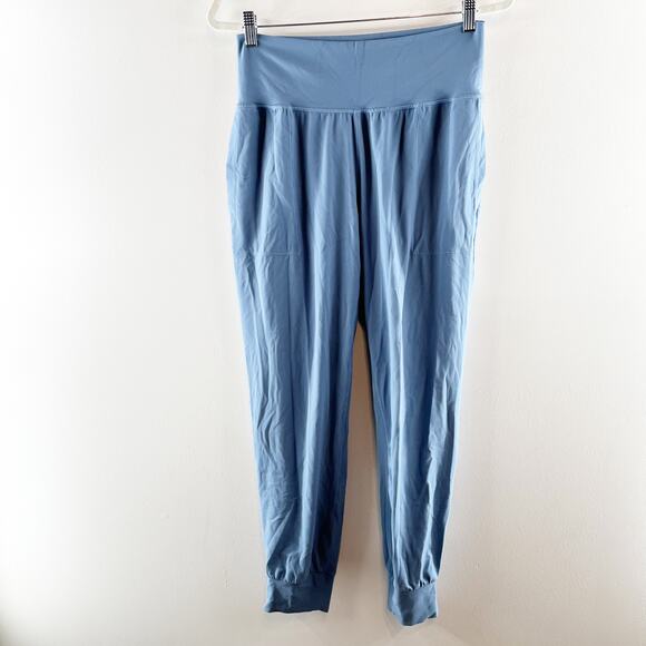 Athleta Salutation Pull On High Waisted Jogger Pants Blue Star Medium - Picture 5 of 9